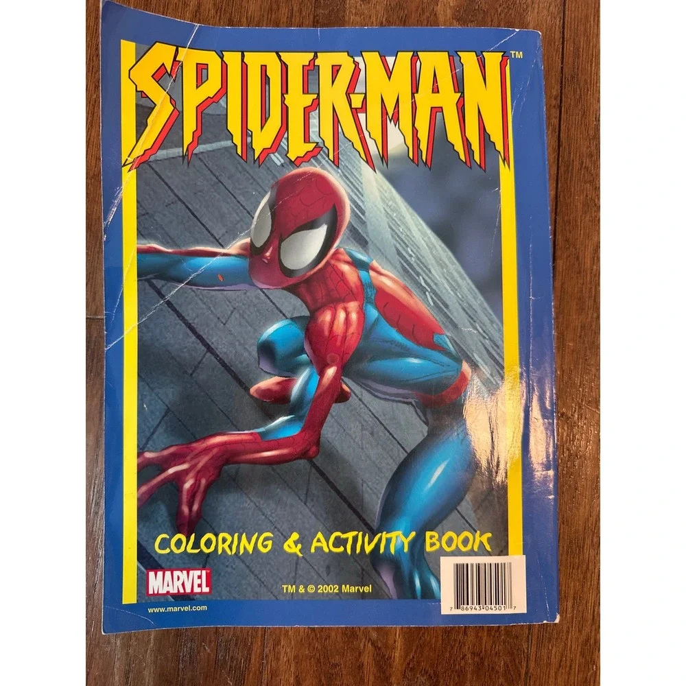Spider-Man‎ Coloring & Activity Book 2002 Marvel Paradise Press Kids Fun